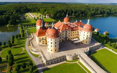 قصر موریتزبرگ ساکسونی، نمونه ای باشکوه از معماری باروک در آلمان!